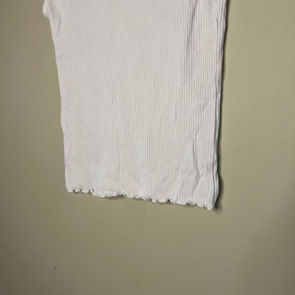 & Other Stories Ribbed V neck Shirt - Picture 7 of 9